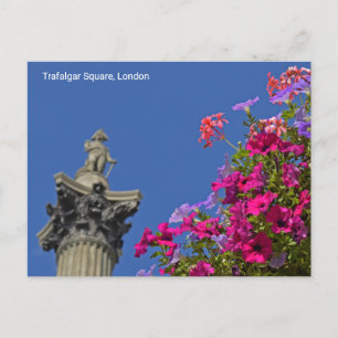 Cartão Postal Traffic Square Nelson, Coluna de Londres, Reino Un