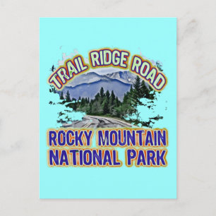 Cartão Postal Trail Ridge Road Rocky Mountain National Park