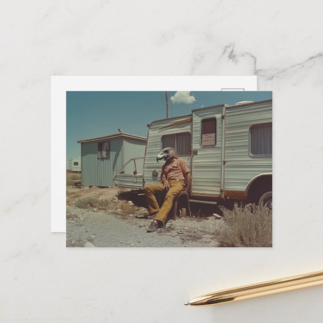 Cartão Postal Trailer Park Birdman (Frente/Verso In Situ)