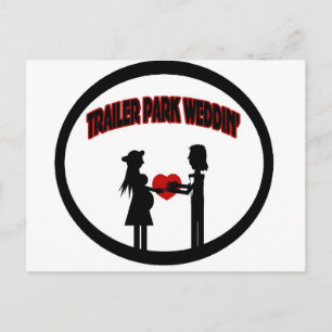 Cartão Postal Trailer Wedding
