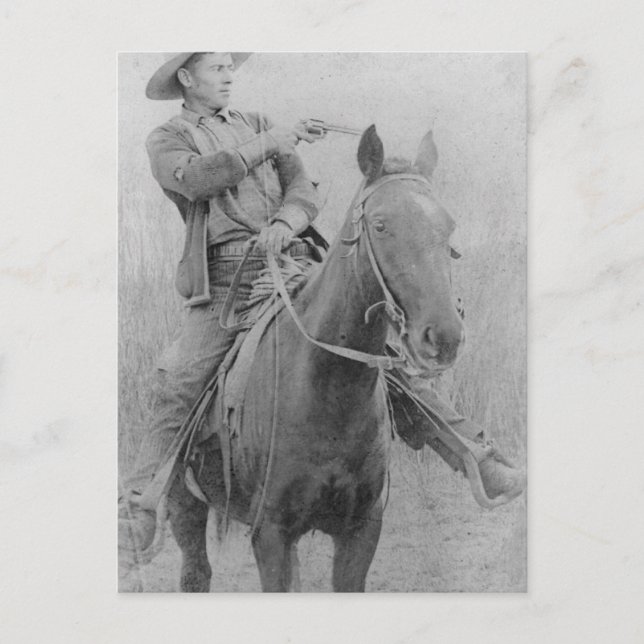 Cartão Postal Train Robber Will "Dixon" Roberts (Frente)