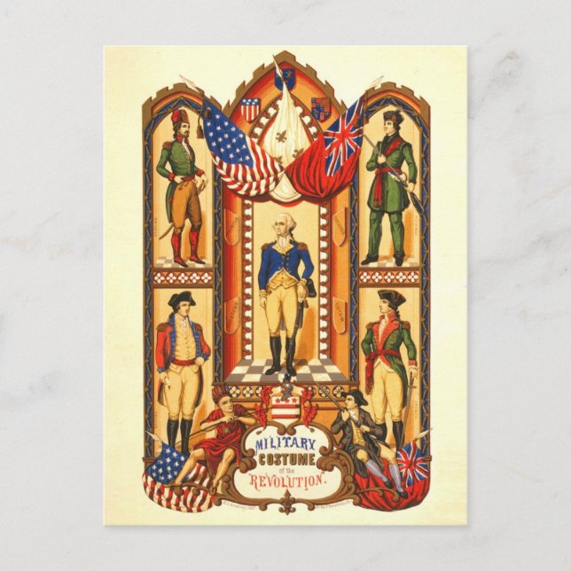 Cartão Postal Traje Militar da Revolução (Frente)