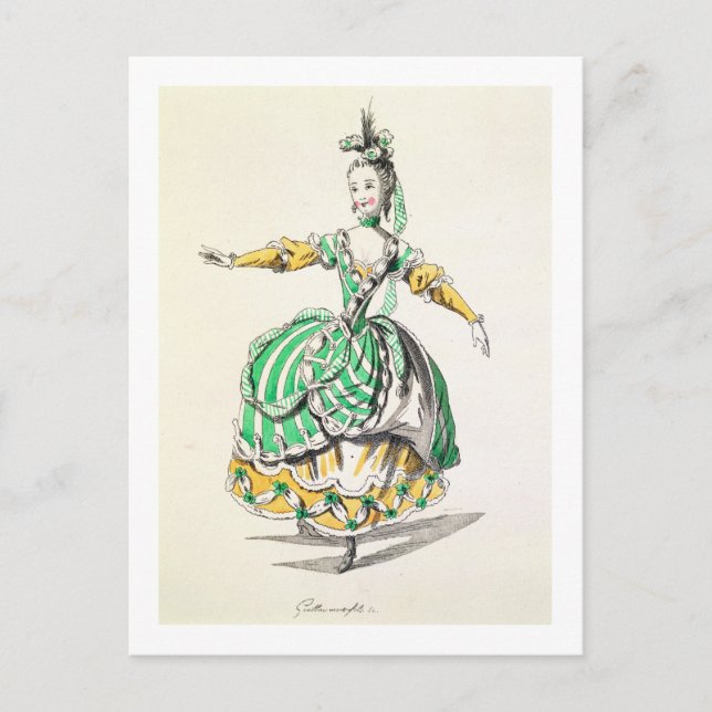 Cartão Postal Traje o design para Phrygienne, em Dardanus, um (Frente)