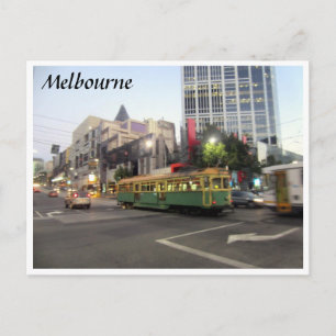 Cartão Postal tram melbourne rápido