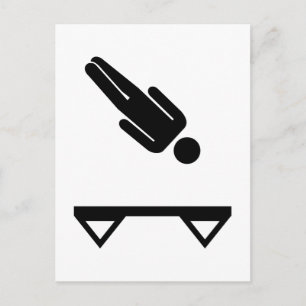 Cartão Postal Trampola