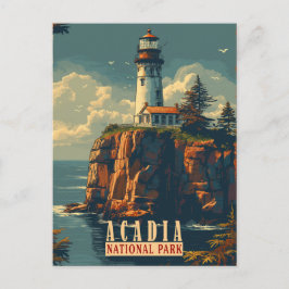 Cartão Postal Tranquilidade Costeira: Parque Nacional Acadia