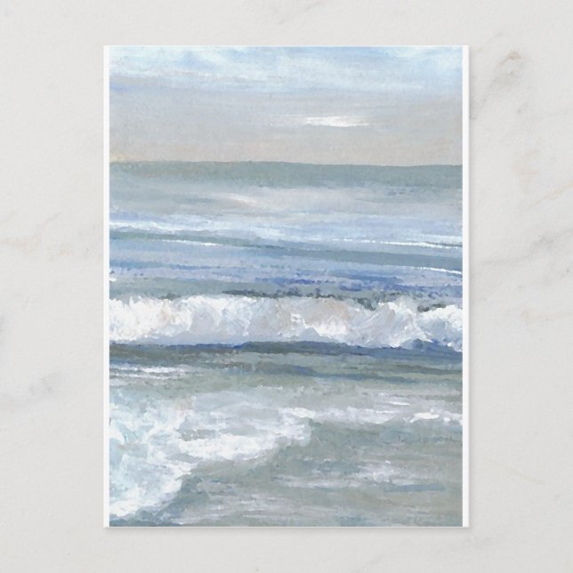 Cartão Postal Tranquilidade - CricketDiane Ocean Art (Frente)
