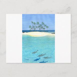 Cartão Postal Tranquilidade tropical
