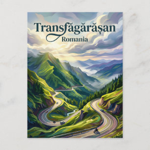 Cartão Postal Transfăgărășan Romênia