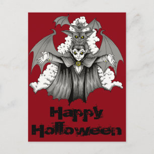 Cartão Postal Transformação de Vampiro