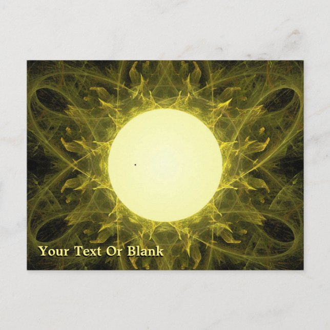 Cartão Postal Trânsito de Mercúrio (Frente)