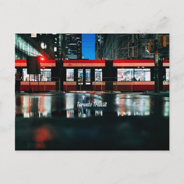 Cartão Postal Trânsito de Toronto (Frente)