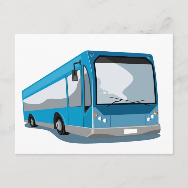 Cartão Postal transporte de ônibus de turismo (Frente)