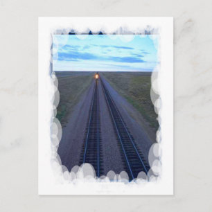 Cartão Postal Transporte de Vintage - Longo caminho