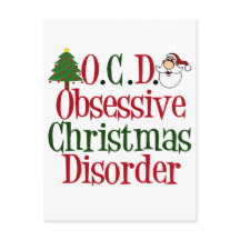 Transtorno Obsessivo do Natal Humor de Festa Diver