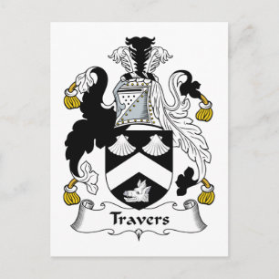 Cartão Postal Tranvers Family Crest