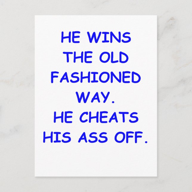 Cartão Postal trapaceiro (Frente)