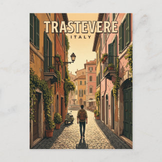 Cartão Postal Trastevere Itália