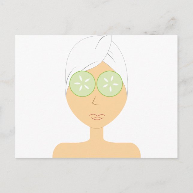 Cartão Postal Tratamento com pepino (Frente)