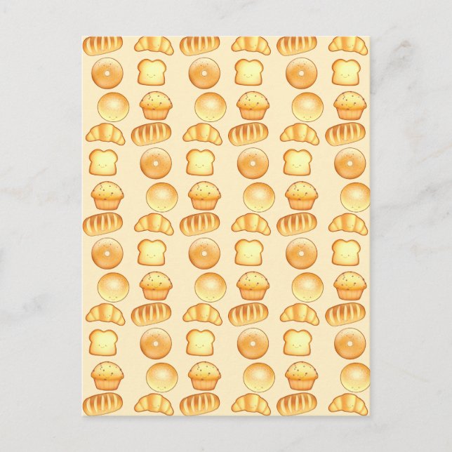 Cartão Postal Tratamentos de pão de padaria (Frente)