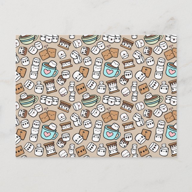 Cartão Postal Tratamentos marshmallow (Frente)