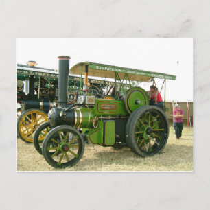 Cartão Postal trator antigo