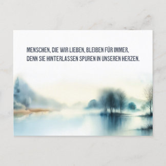 Cartão Postal Trauerkarte "Menschen, die wir lieben"