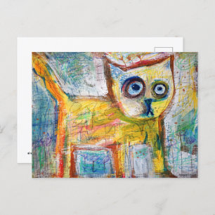 Cartão Postal Trauma Cat