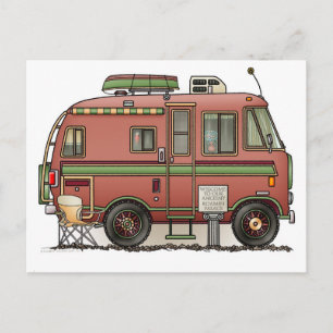 Cartão Postal Travco Motor Home Camper RV