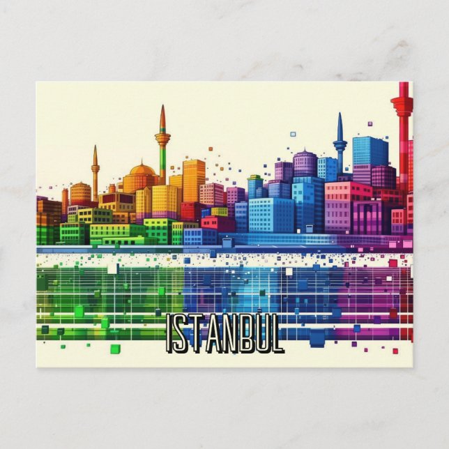 Cartão Postal Travel to Istanbul (Frente)