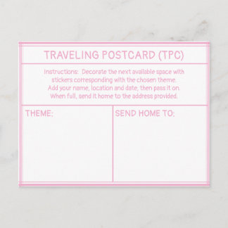 CARTÃO POSTAL TRAVELING POSTCARD (TPC)