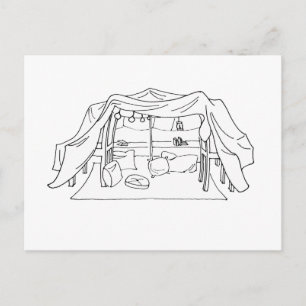 Cartão Postal Travesseiro de Spoonie/Doença Crônica de Forte Abe