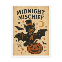 Travessuras da Meia-Noite de Halloween Antigo