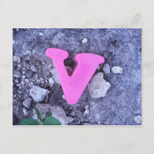 Cartão Postal Trazido a você pela carta V Postal