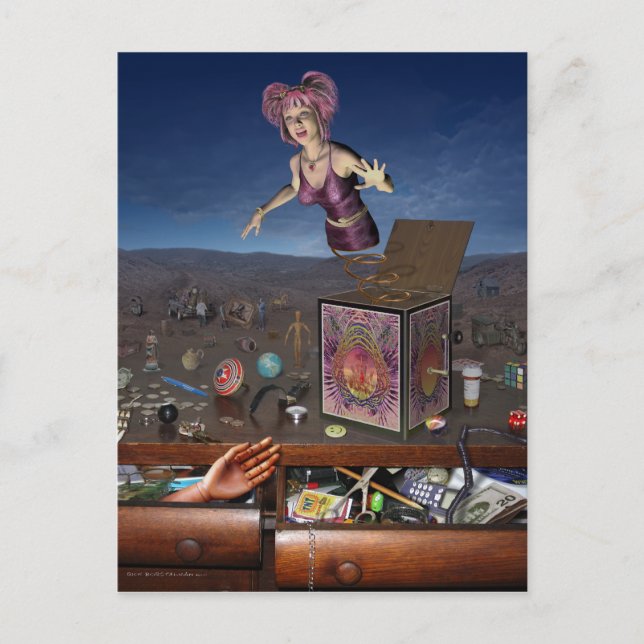 Cartão Postal Treasure Chest (Frente)