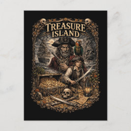 Cartão Postal Treasure Island