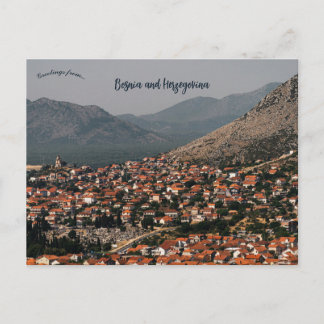 Cartão Postal Trebinje Bósnia e Herzegovina