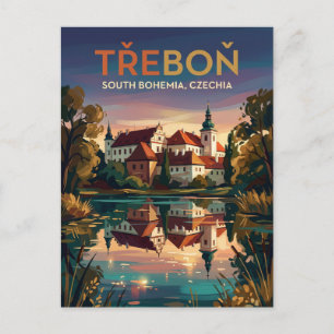 Cartão Postal Třeboň República Tcheca
