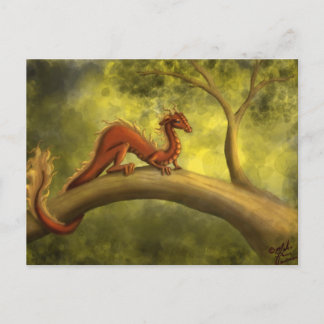 Cartão Postal Tree Dragon
