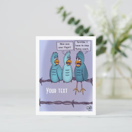 Cartão Postal Treinador Voador