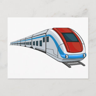 Cartão Postal Trem