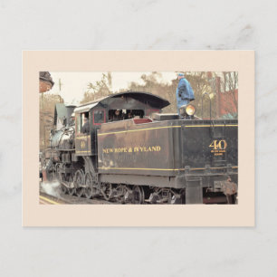Cartão Postal Trem a Vapor New Hope Ivyland