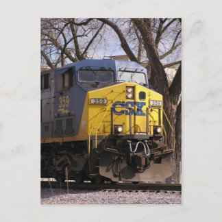 Cartão Postal Trem da CSX