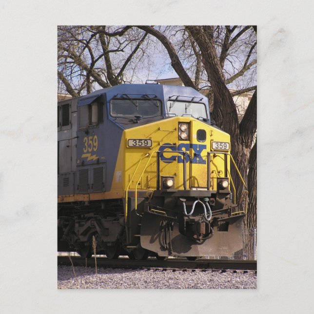 Cartão Postal Trem da CSX (Frente)