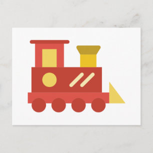 Cartão Postal trem de brinquedo