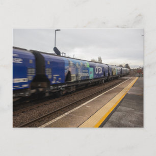 Cartão Postal Trem de Carga da Drax Passando pela Estação de Whi