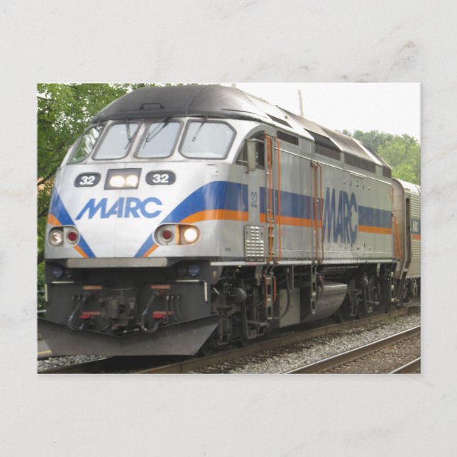 Cartão Postal Trem de Subúrbio (Frente)