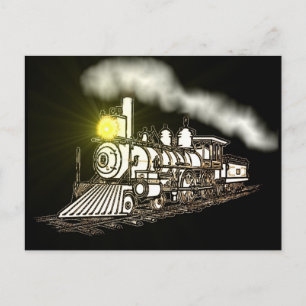 Cartão Postal Trem Fantasma