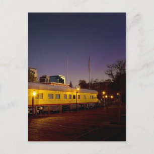 Cartão Postal Trem pacífico da união em Sacramento velho