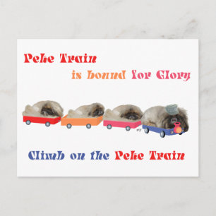 Cartão Postal Trem Peke - Destino à Glória